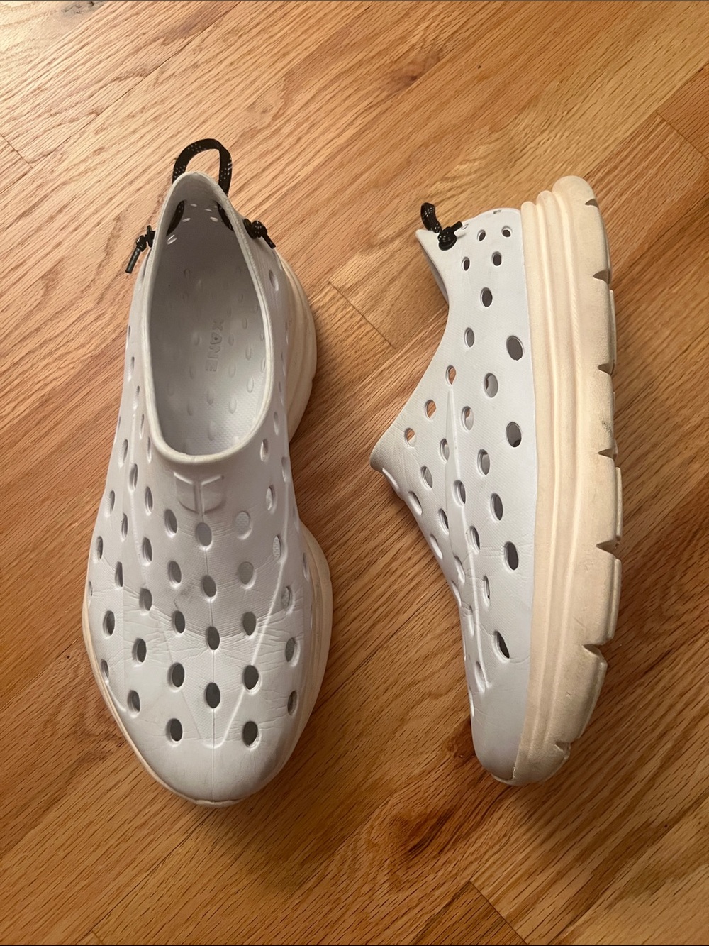 Light Gray Women's Slip-On Perforated Comfort Shoe